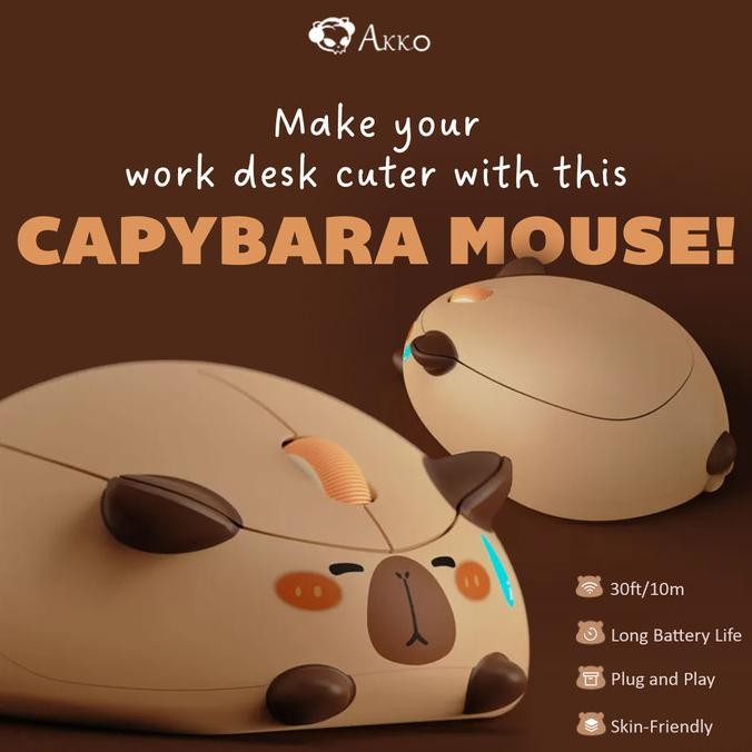Akko Capybara Mouse - Wireless Mouse Co