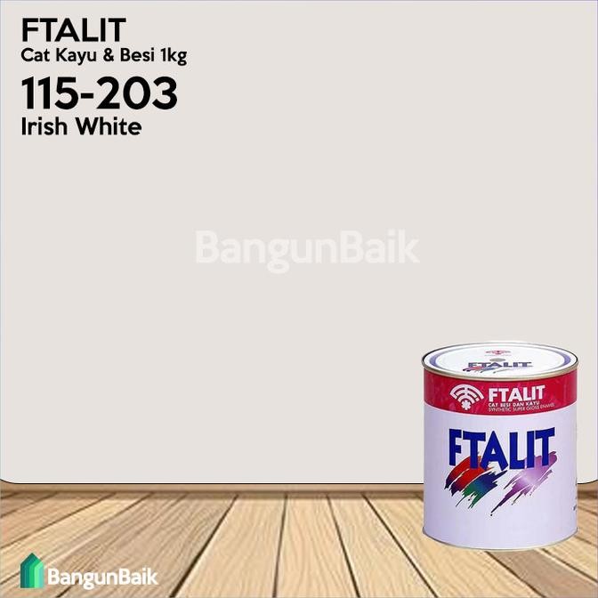 Miliki Kansai Ftalit 203 Irish White 1Kg / Cat Kayu Dan Besi Ftalit 115-203