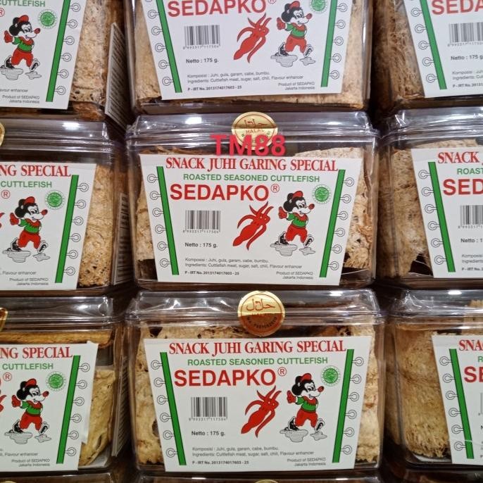 

Snack Cumi Garing Sedapko 140Gram/Abon Juhi Panggang Sedapko