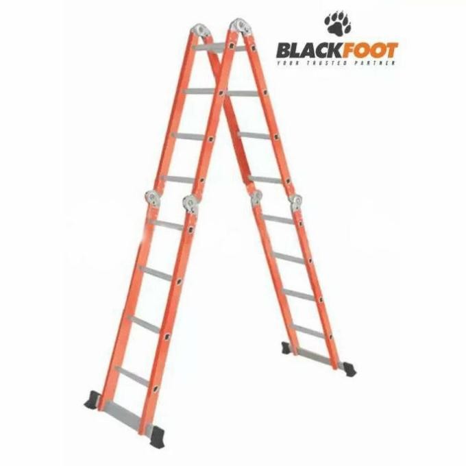 Blackfoot Tangga Aluminium Multi Purpose 4X3 Tangga Lipat Aluminium New Stok
