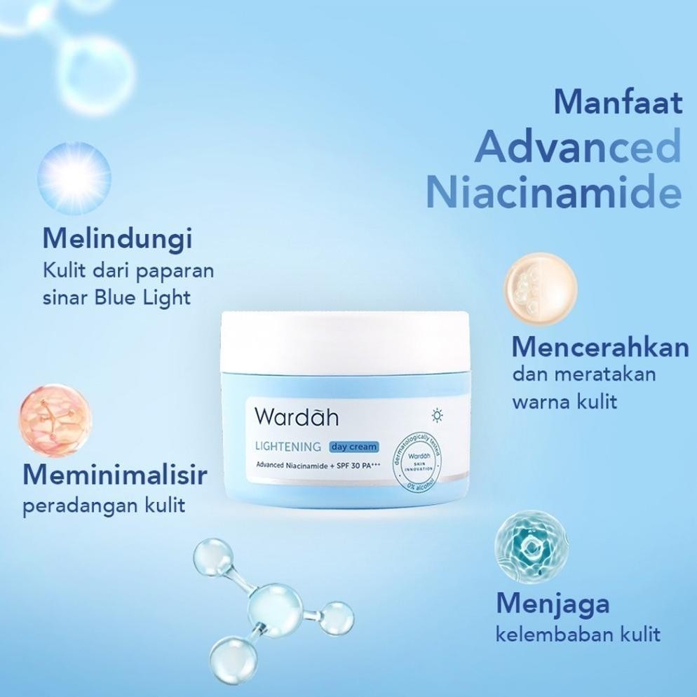 Aq-54 Wardah Lightening Moisturizing Day Cream Jar & Day Cream Tube | Tnt Beauty Shop