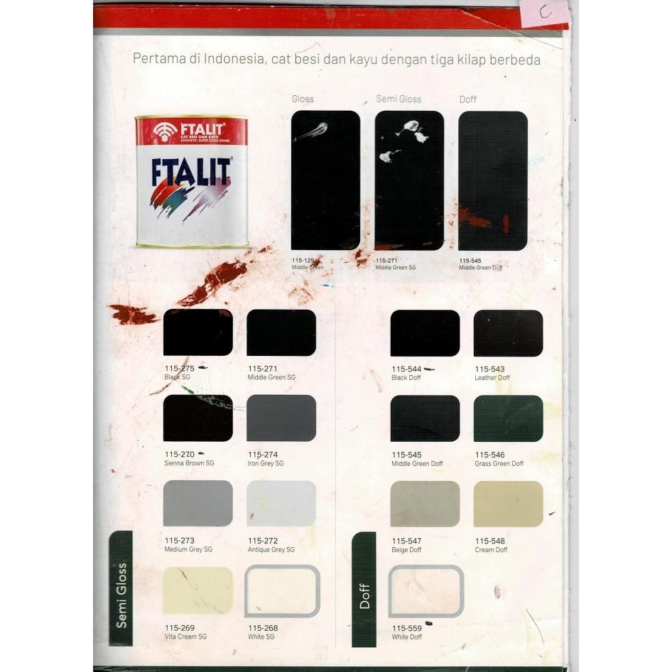 Miliki Cat Kayu & Besi Ftalit Super White