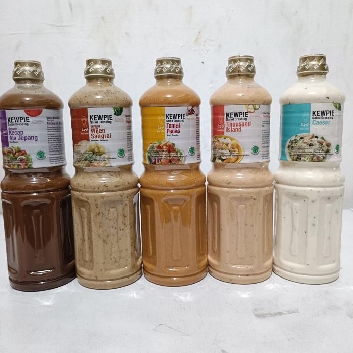 

KEWPIE Salad Dressing 1Ltr / Wijen Sangrai Thousand Caesar Tomato Soy murah