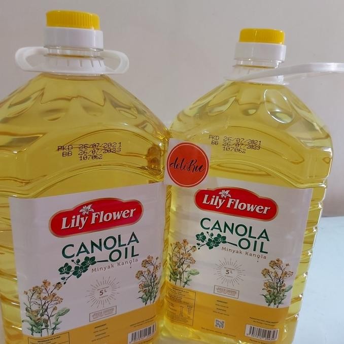 

Canola oil 5 L lily flower/ minyak kanola 5 liter Lily Flower murah