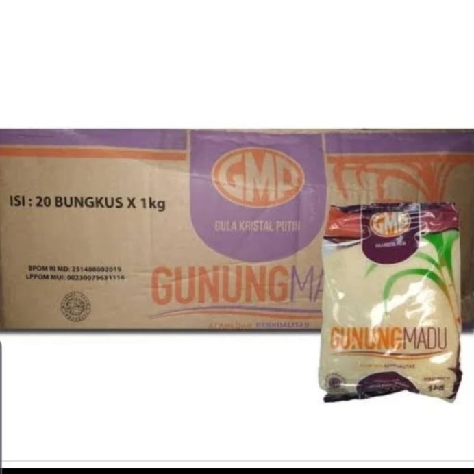 

Gula Kemasan GMP 1kg isi 20 bungkus murah