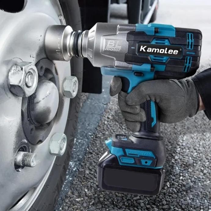 Impact Wrench Kamolee Brushless 3/4" 3100N.m( Cocok untuk tower crane murah