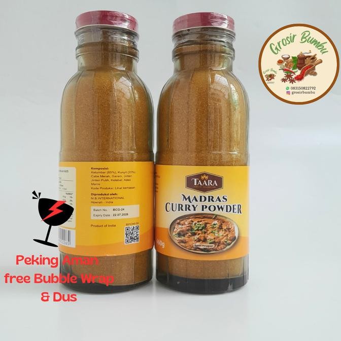 Ready Curry Madras Wong Fu 450gram / Curry Madras / Kari Bubuk murah