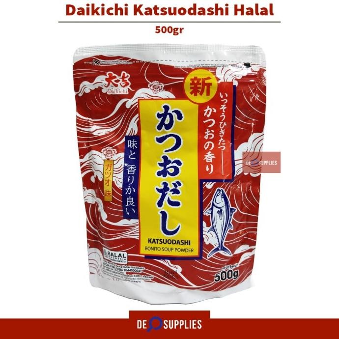 

Daikichi Katsuodashi Halal 500gr - Bubuk Katsuobushi Dashi Hondashi murah