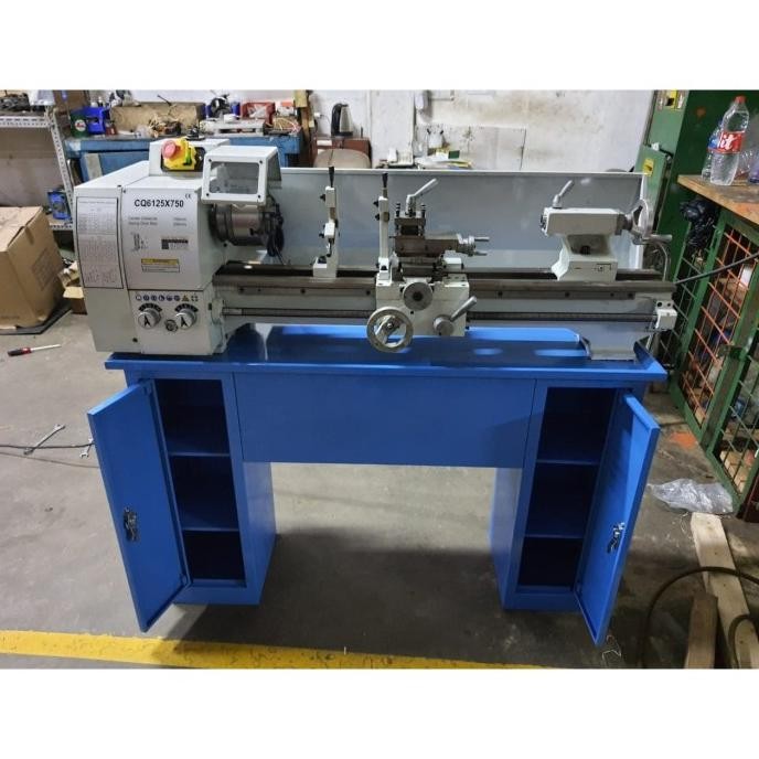 Mesin Bubut CQ 6125 X 750 Long 75 Cm ( Bench Lathe ) murah
