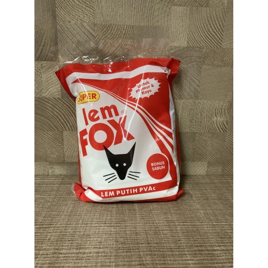 

Lem Fox Putih PVAC Super FOX 700 gram Refill murah