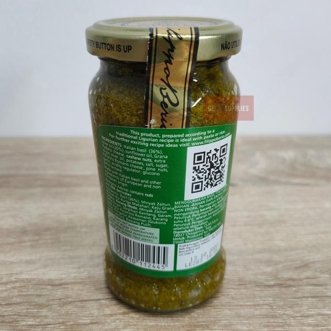 

Filippo Berio Classic Pesto 190gr - Saus Pasta Spagheti Pesto Basil murah