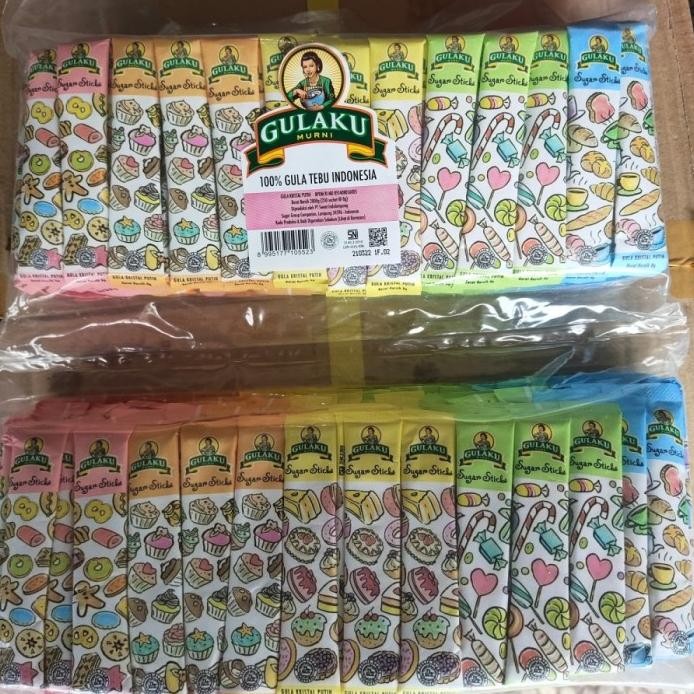 

GULAKU STICK 125 PCS X 8 GR / GULA SACHET / GULAKU STICK murah