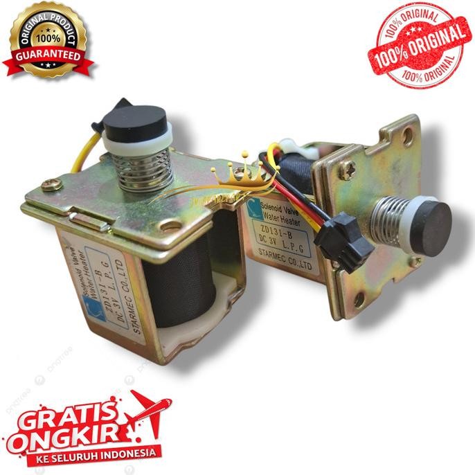 [Water Heater Modena] Solenoid Selenoid Valve Water Heater Gas Lpg Modena New Stok