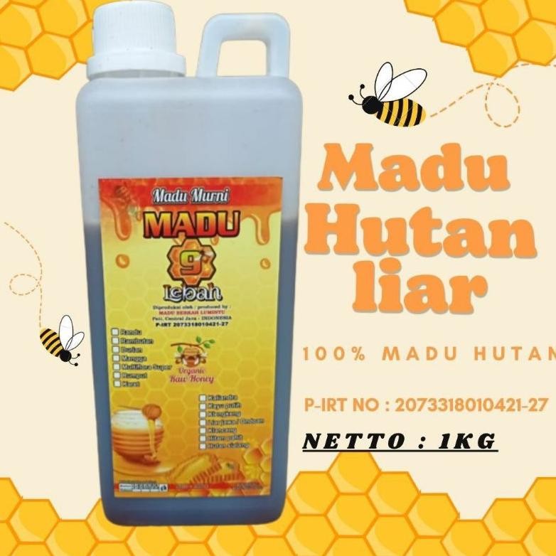 

Madu Hutan Liar 1kg Hutan Sialang Dorsata Asli Murni Raw Honey Original