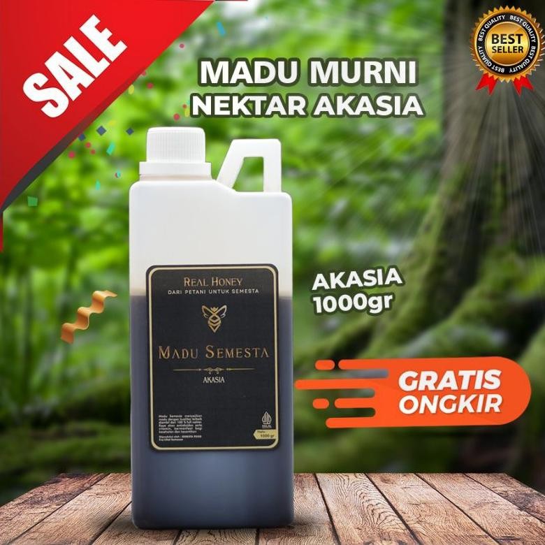 

Madu Semesta - Madu Asli Nektar Akasia Madu Murni 100% Alami - 1000gr
