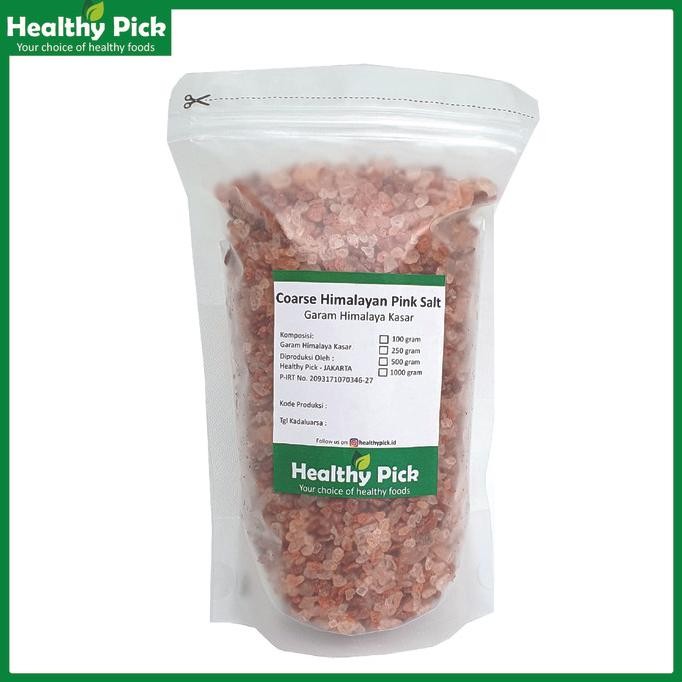 

Himalayan Pink Salt Coarse 1 kg Garam Himalaya Kasar murah