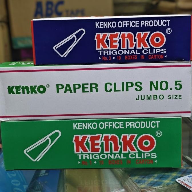 

Paper Clip Kenko no 1, 3, dan 5 (1 Pak / 10 pak kecil) murah