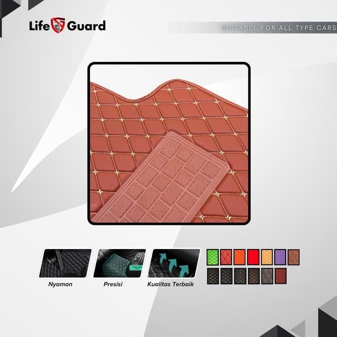 Sale [Lifeguard] Aksesoris Interior Karpet 7D Mobil Toyota Kijang Innova Tahun 2013 - 2015 Fullset B