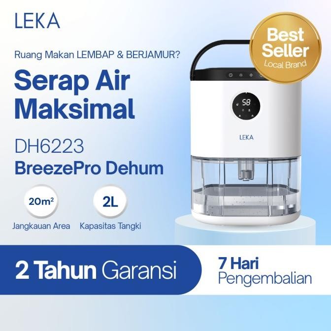 LEKA DH6223 Breeze Dehumidifier - Serap Air Penyerap Kelembaban