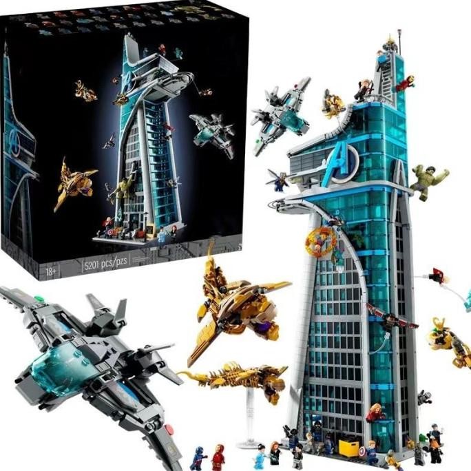 Marvel Brick No Brand Avenger Tower Expert Compartible 76269