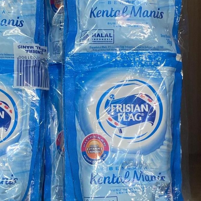 

|| FARISMAL / 30 sachet bendera krimer Frisian flag sachet 38gr isi 5 pak x 6pcs Milk susu kental manis ||~~~