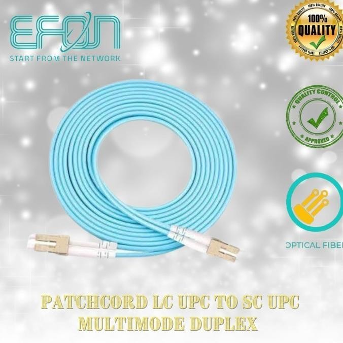 Patchcord Om4 Lc Upc To Sc Upc Multimode Duplex 5 Meter Co