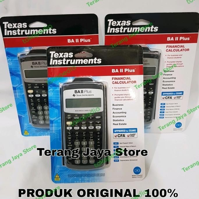 

TERBARU - Kalkulator Financial Texas Instruments BA II Plus Financial Calculator Texas ba ii plus Kalkulator Texas BA II Plus ORIGINAL