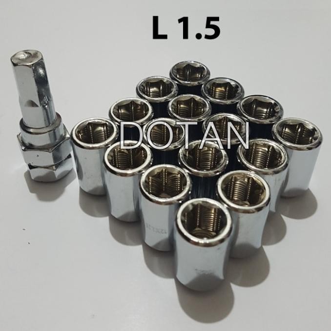 Mur Baut Roda Velg Ban Mobil Kunci L Fujita Ukuran 12X1.5 Harga Spesial