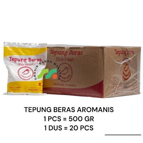 

Tepung Beras Aromanis 500Gr Isi 20 Pcs ( Per Dus ) New Best Quality Asli 100% Original