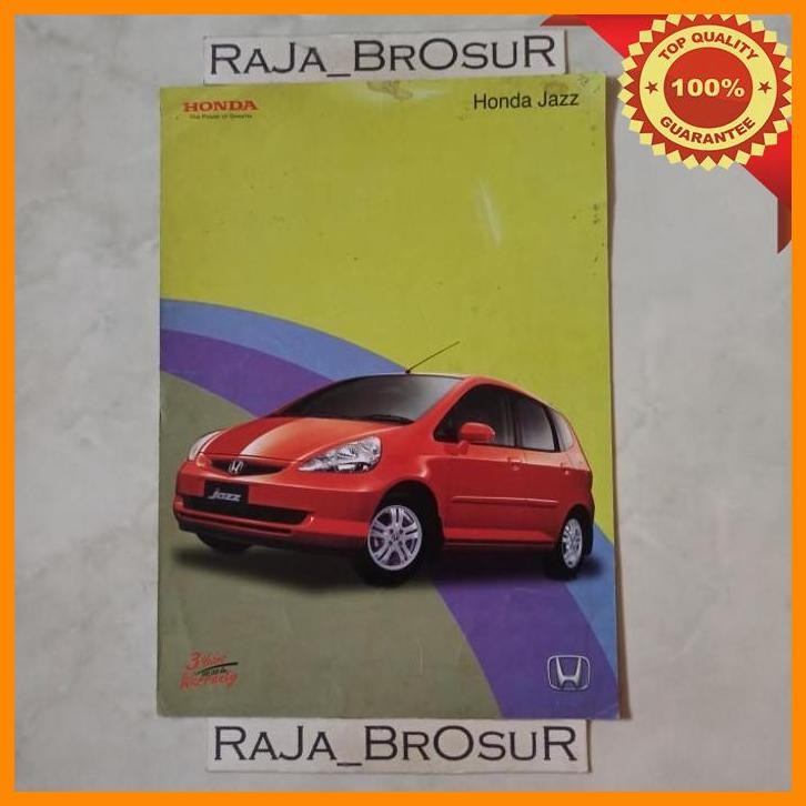 [RJB] POSTER BROSUR KATALOG LEAFLET JADUL LAWAS HONDA JAZZ 2004