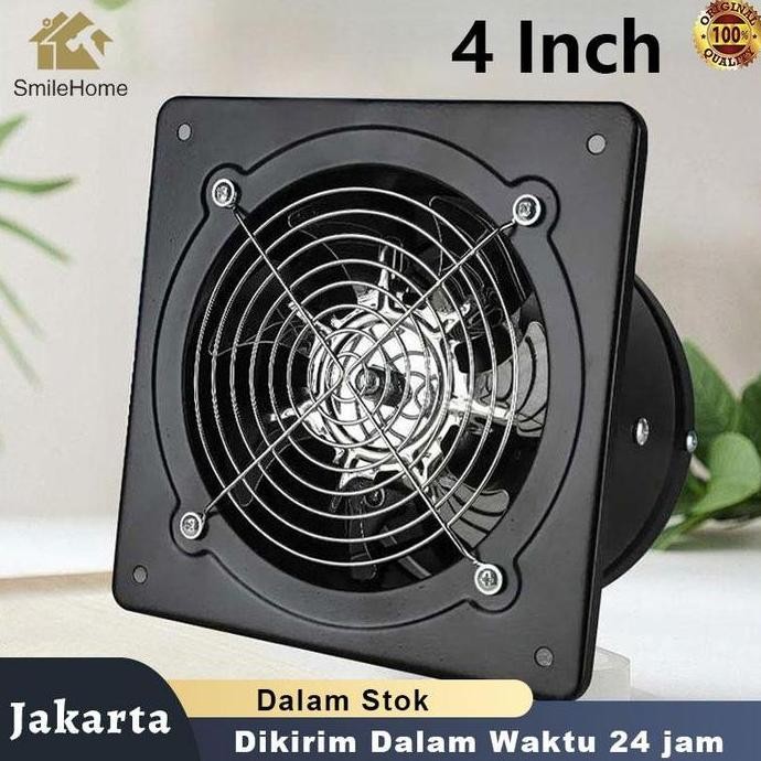 4/6/8/10 Inch Kipas Exhaust Ventilasi Dinding / Exhaust Fan Dinding / Booster Fan / Wall Duct Fan Ki