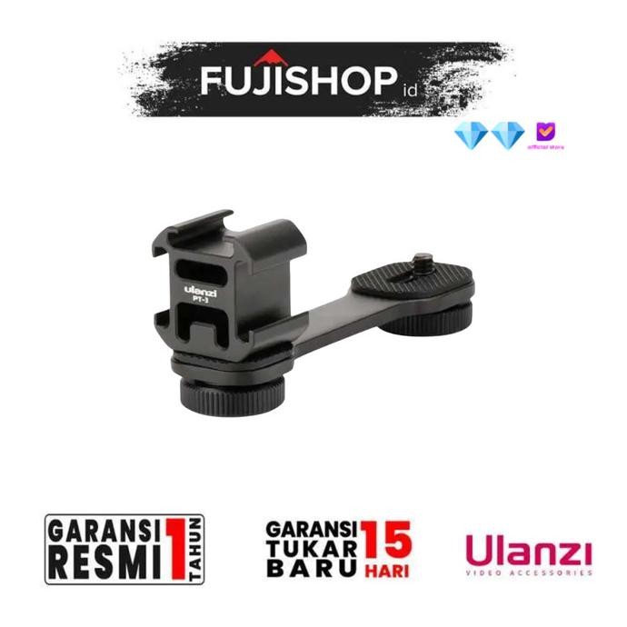 TERBARU Ulanzi Triple Cold Shoe Mount PT-3