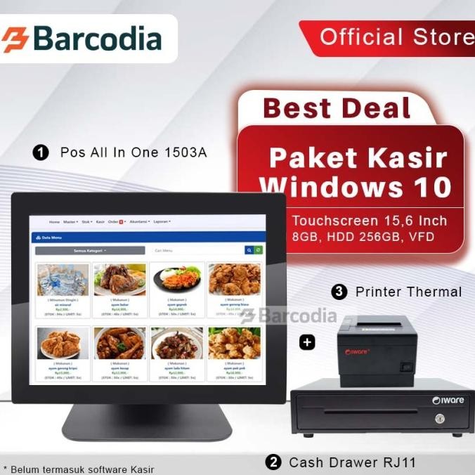 

Promo Paket Mesin Kasir Windows Touchscreen - Coffee Shop Restoran Cafe