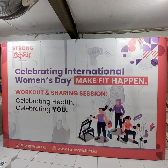 

Grosir Backwall/ Backdrop Portable Straight 3 Modul X 4 Modul Standnya Saja