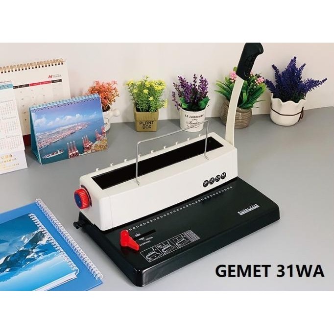 

Sale Mesin Jilid Binding Kawat 3:1, A4, Gemet 31Wa (Lubang Kotak), Garansi