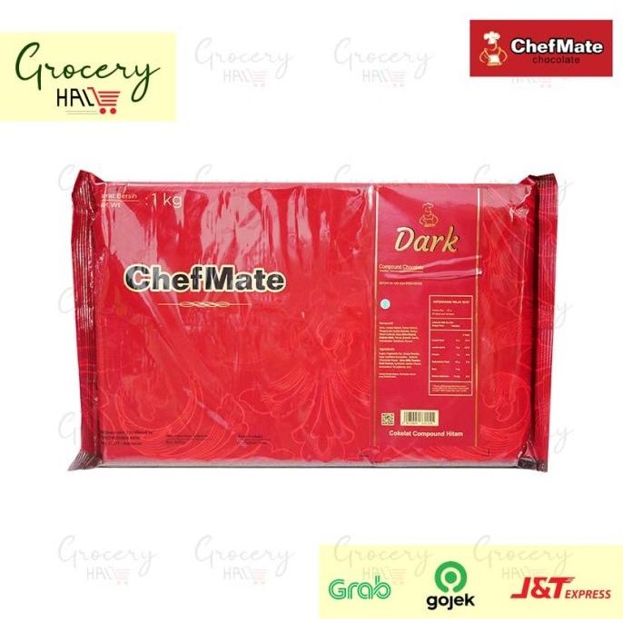

CHEFMATE DARK CHOCOLATE COMPOUND 1 KG murah