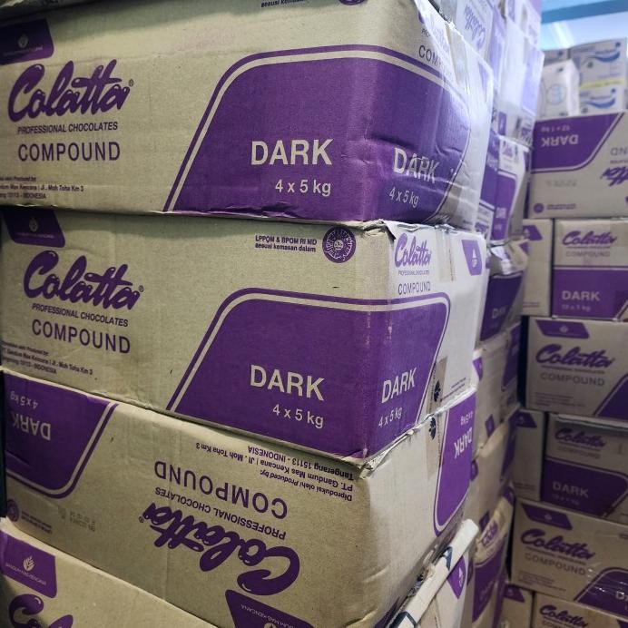 

Colatta Dark Compound 5kg / coklat dcc 5 KG murah