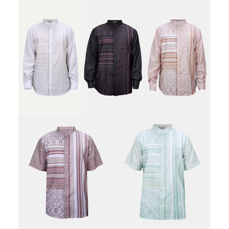 [baca deskripsi⚠️] BENANG JARUM X RAISA BENANG JARUM FESTIVE FINESSE MEN SHIRT LONG SLEEVE BAJU KOKO