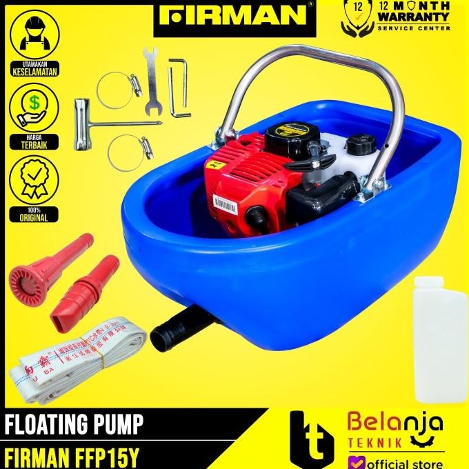 TERLARIS Firman Floating Pump FFP 15 Y Pompa Air Apung Irigasi FFP15 Alkon Arit