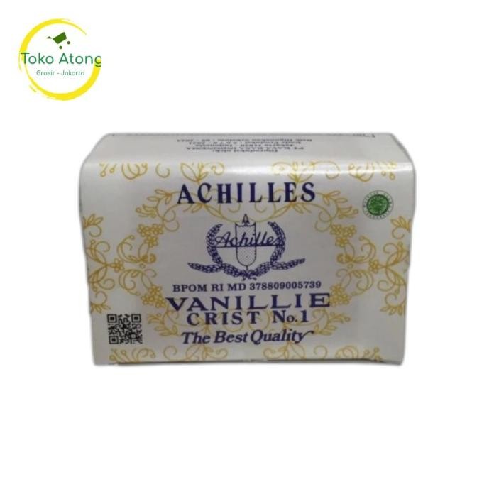 

Vanili / Vanillie Cristal Achilles ( 1 box isi 100 sachet ) murah