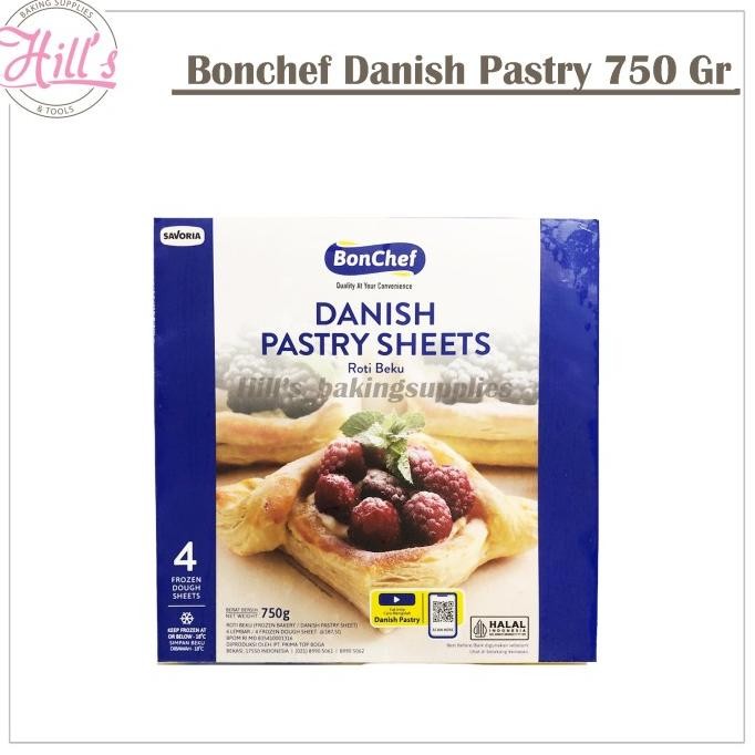 

BONCHEF DANISH PASTRY SHEET 750 GR / KULIT PASTRY / ADONAN PUFF 750GR murah