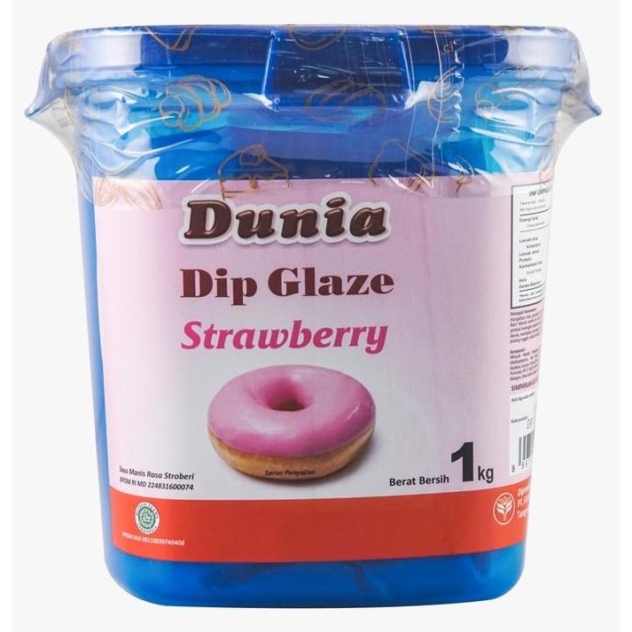 

DUNIA DIP GLAZE VARIAN RASA 1 kg (FREE DUS DAN BUBLE) Coklat Green Strawberry Tiramisu White Taro murah