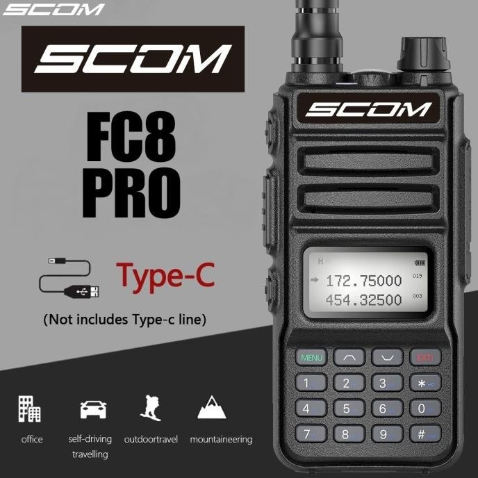 Sale Ht Scom Fc8 Pro Radio Ht Handy Talky Handy Talkie / Uv5R / Uv82