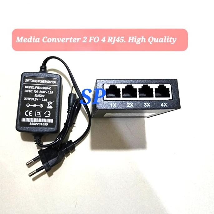 

Promo Media Converter 2 Fo - 4 Lan / Ethernet