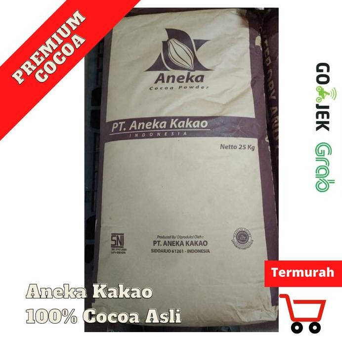

ANEKA KAKAO COCOA POWDER AK 980 DARK COKLAT 1 kg / 500 g coklat bubuk murah