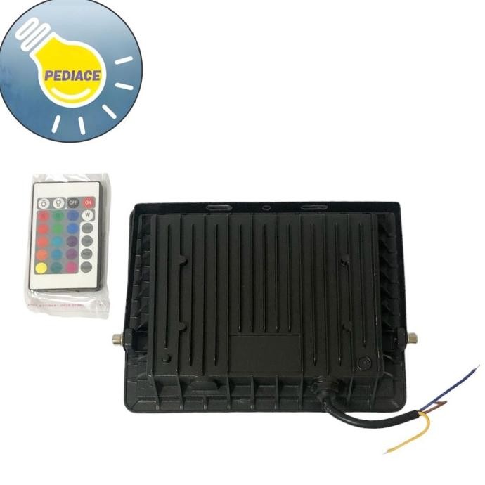 Lampu LED Flood Light Ultra Thin LED 50W RGB