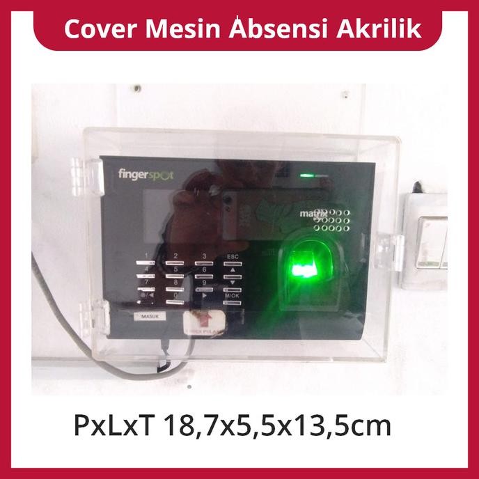 

Promo Cover Mesin Absensi Akrilik Custom Pxlxt 18,7X5,5X13,5Cm