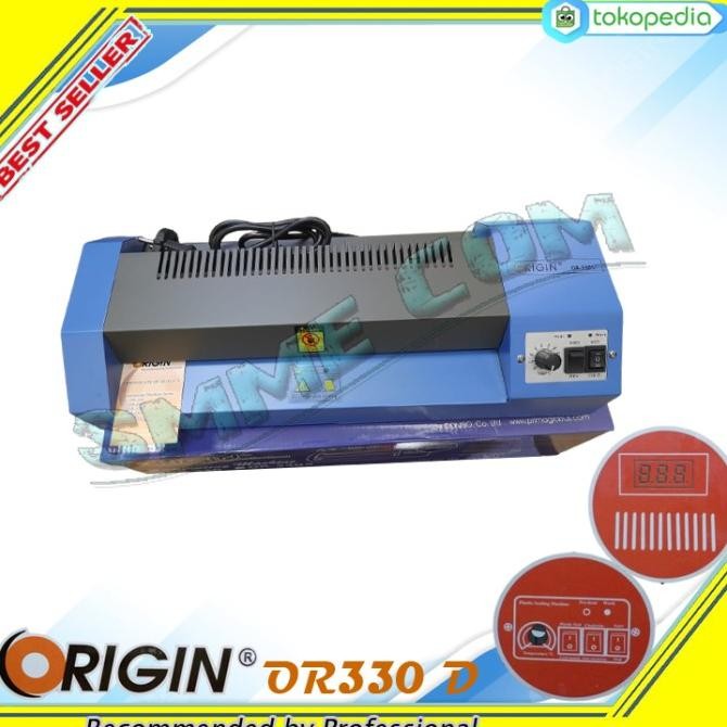 

Promo Mesin Laminating Origin Or 330 Digital / Laminasi Laminator Or 330D
