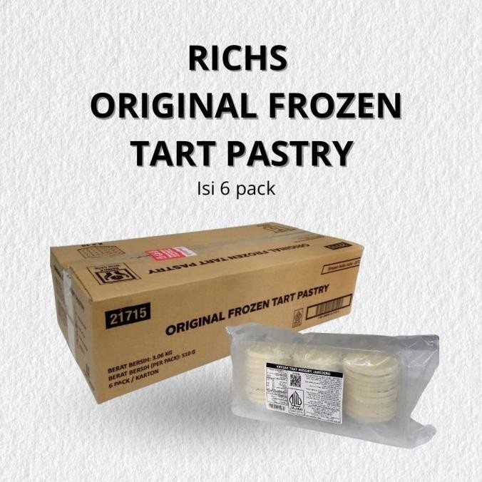 

Rich's Original Frozen Tart Pastry 1 Pack murah