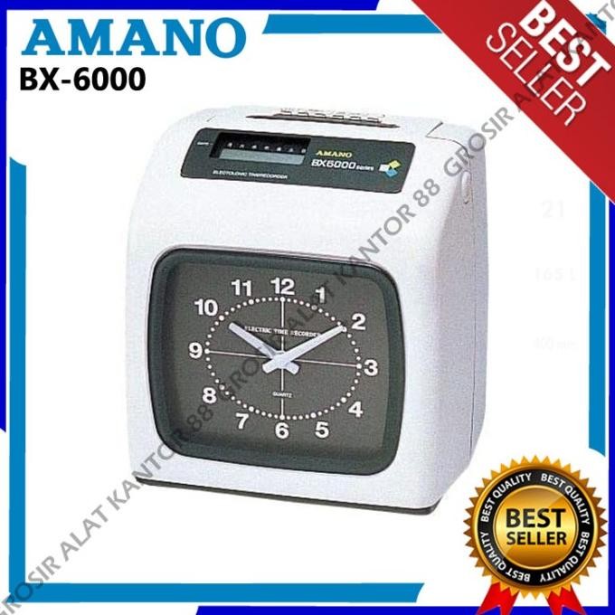 

Murah Amano Bx6000 Mesin Absensi Kartu Bx 6000 Absensi Ceklok Backup Baterai